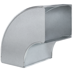 90 degree stack elbows with 5 inch radius assembled b
