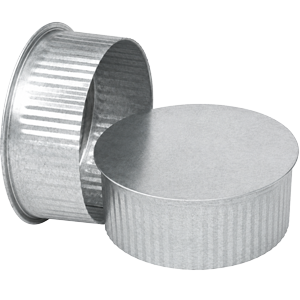 Crimped End Caps Small End b