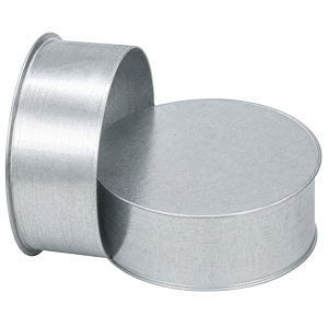 Galvanized Non Crimped End Caps Large b