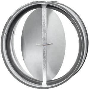 Round Back Draft Damper b